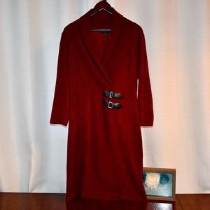 Connected Apparel Knit Sweater Dress Size 12